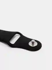 Черный силиконовый ремешок для Apple Watch 42/44