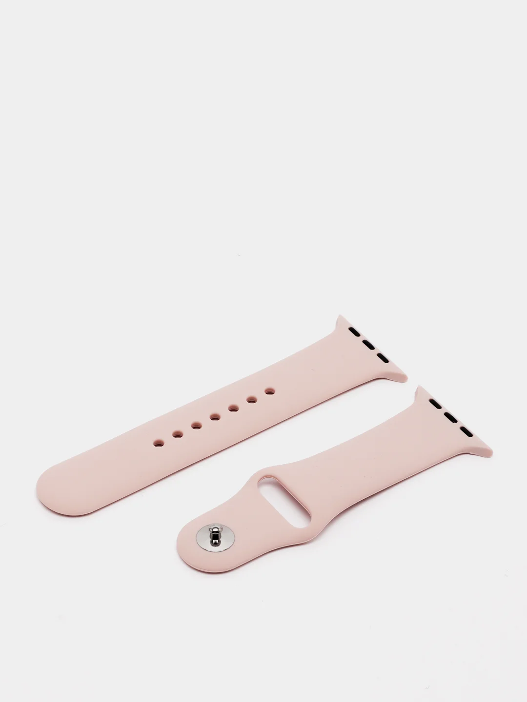 Пудровый силиконовый ремешок для Apple Watch 42/44