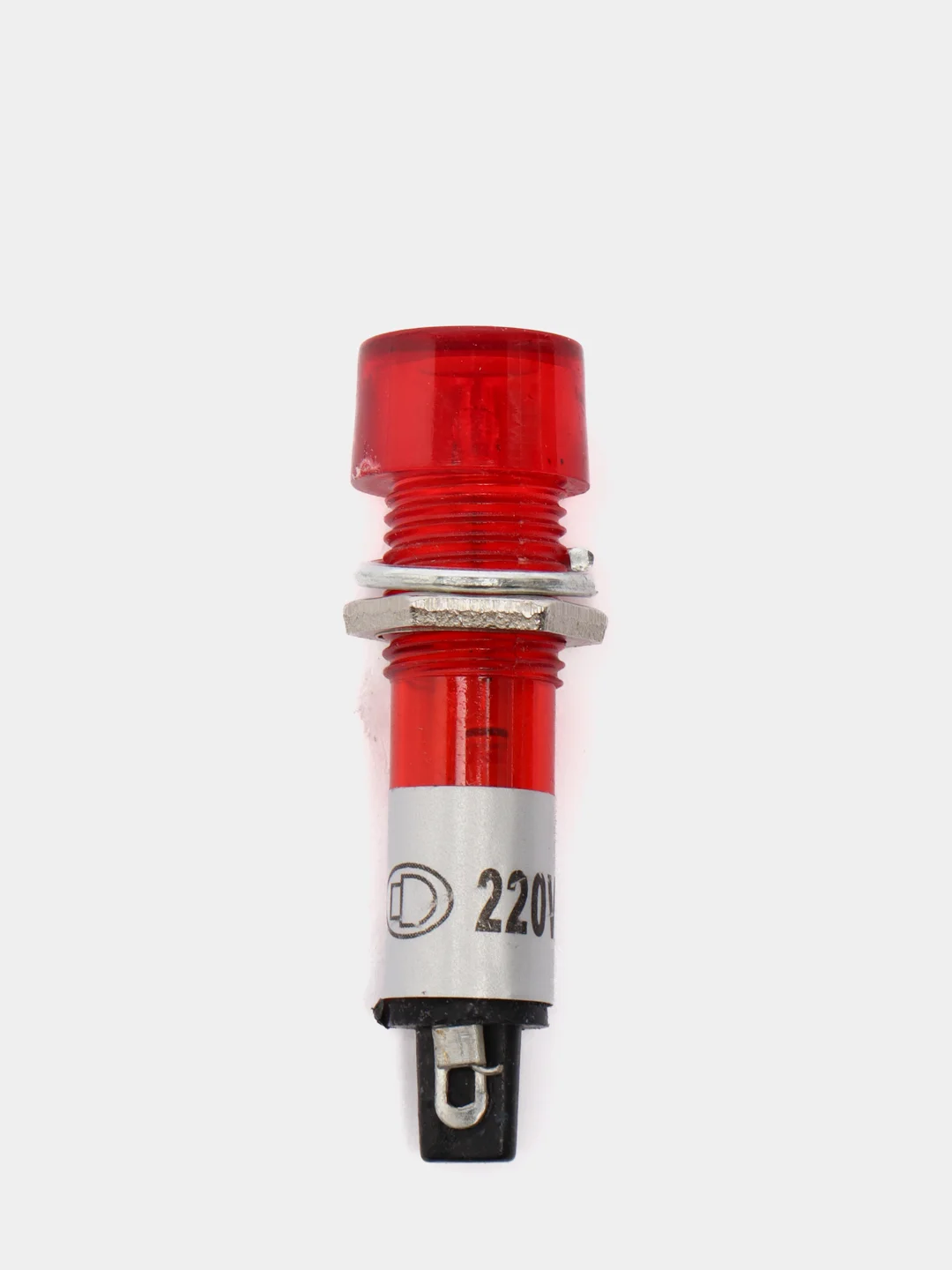 Лампа накаливания в корпусе N-804-R 220V красный световой индикатор