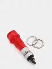 Лампа накаливания в корпусе N-804-R 220V красный световой индикатор