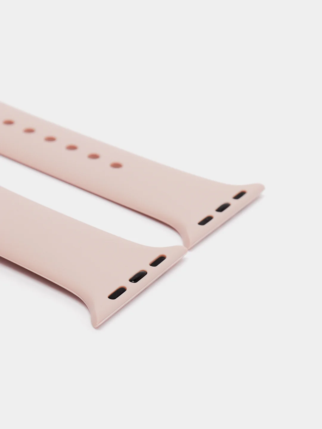 Пудровый силиконовый ремешок для Apple Watch 38/40