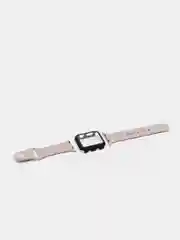 Серый меланж бампер с защитным стеклом и ремешком для Apple Watch 42 мм