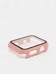 Пудровый бампер с защитным стеклом и ремешком для Apple Watch 42 мм