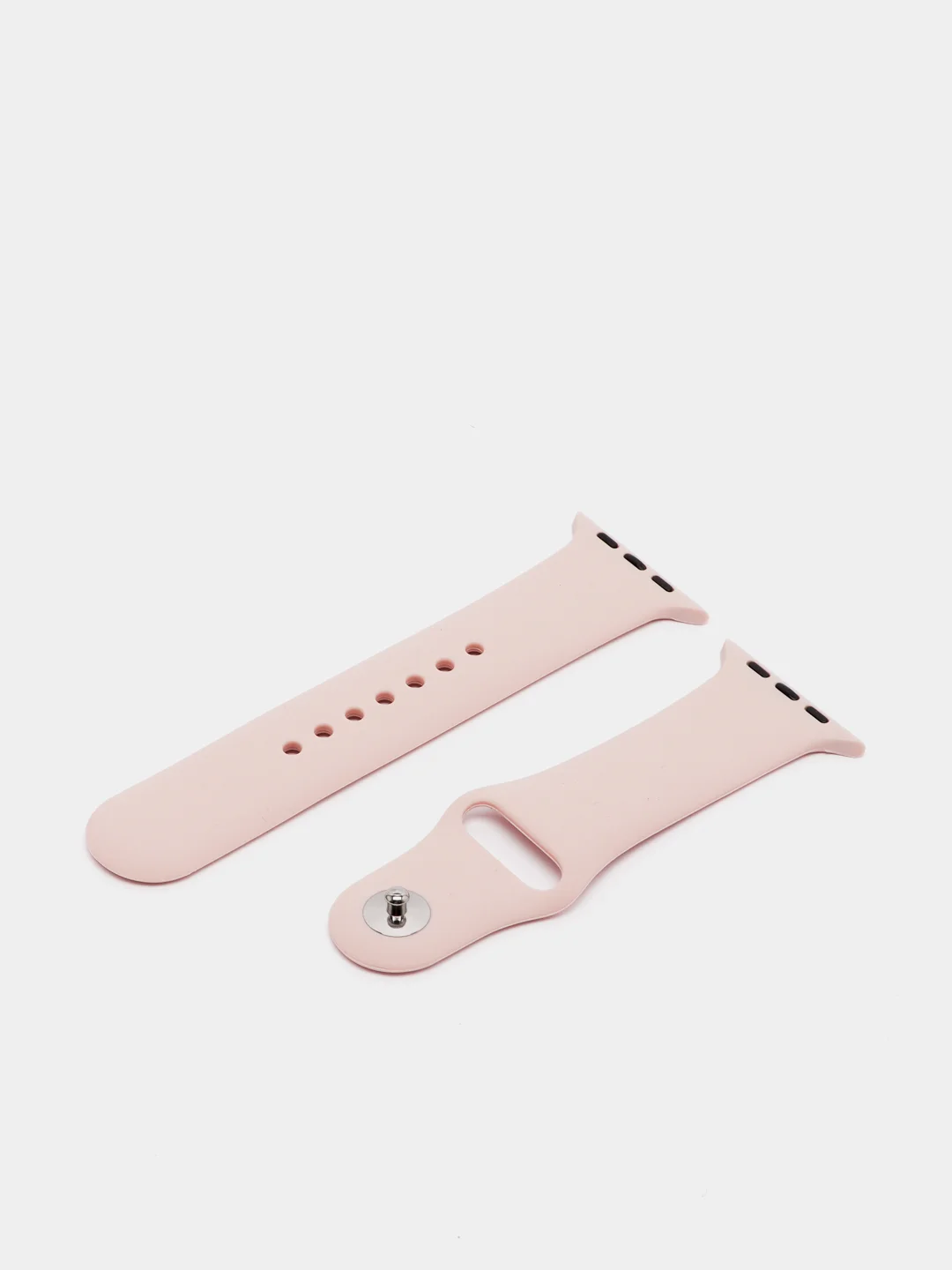 Пудровый бампер с защитным стеклом и ремешком для Apple Watch 42 мм
