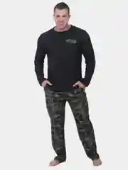 Пижама с брюками мужская, костюм домашний