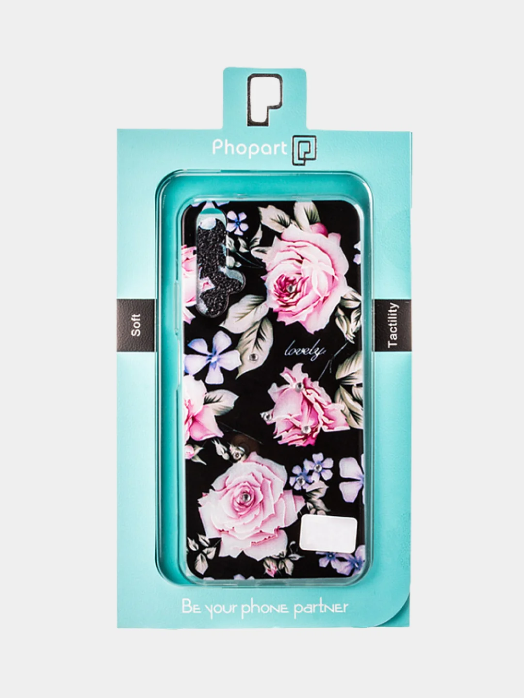 Розовый чехол Phopart для Xiaomi Redmi Note 9 Pro