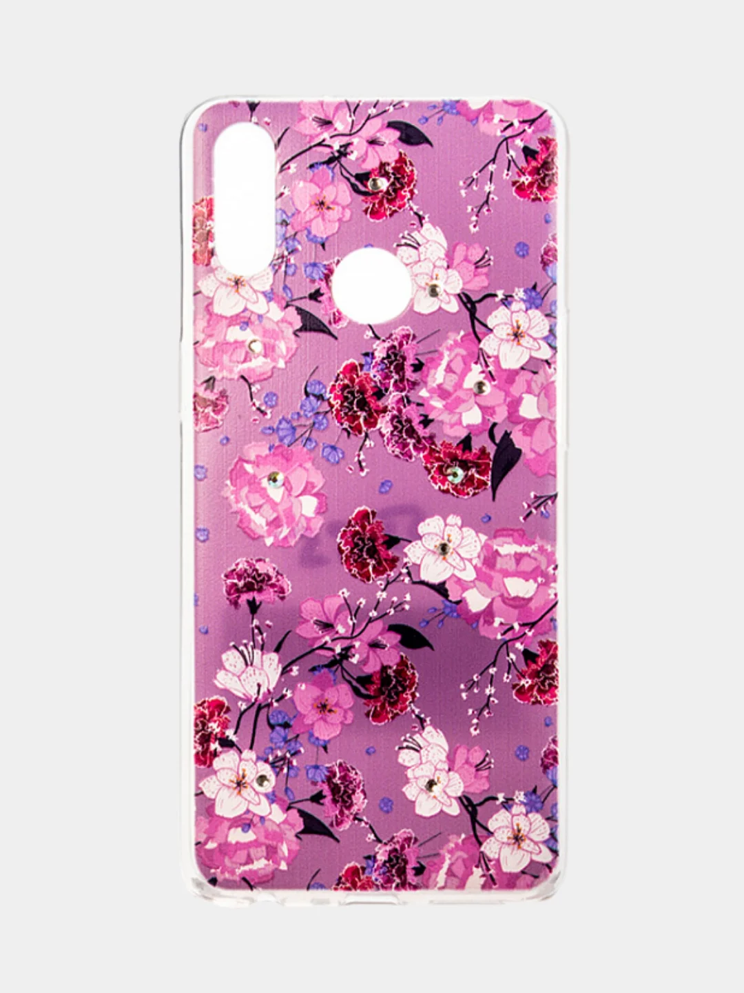 Сиреневый чехол Phopart для Xiaomi Redmi Note 9 Pro