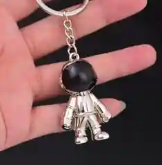 Брелок "Космонавт", металлический, серый