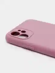 Сиреневый чехол силиконовый с защитой камеры для iPhone 11/12/12Pro/12ProMax/13/13Pro/13ProMax