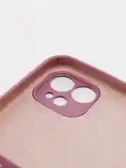 Сиреневый чехол силиконовый с защитой камеры для iPhone 11/12/12Pro/12ProMax/13/13Pro/13ProMax