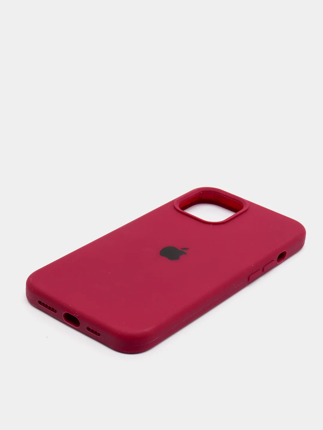 Багровый чехол силиконовый с защитой камеры для iPhone 11/12/12Pro/12ProMax/13/13Pro/13ProMax