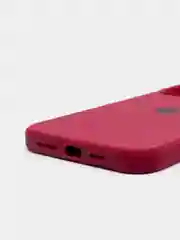 Багровый чехол силиконовый с защитой камеры для iPhone 11/12/12Pro/12ProMax/13/13Pro/13ProMax