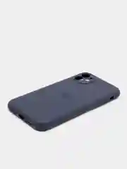 Темно-синий чехол силиконовый с защитой камеры для iPhone 11/12/12Pro/12ProMax/13/13Pro/13ProMax