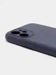 Темно-синий чехол силиконовый с защитой камеры для iPhone 11/12/12Pro/12ProMax/13/13Pro/13ProMax