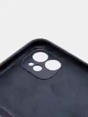 Темно-синий чехол силиконовый с защитой камеры для iPhone 11/12/12Pro/12ProMax/13/13Pro/13ProMax