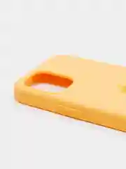 Желтый чехол силиконовый с защитой камеры для iPhone 11/12/12Pro/12ProMax/13/13Pro/13ProMax