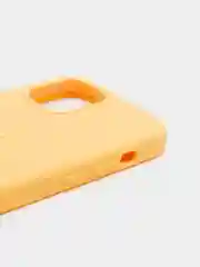 Желтый чехол силиконовый с защитой камеры для iPhone 11/12/12Pro/12ProMax/13/13Pro/13ProMax