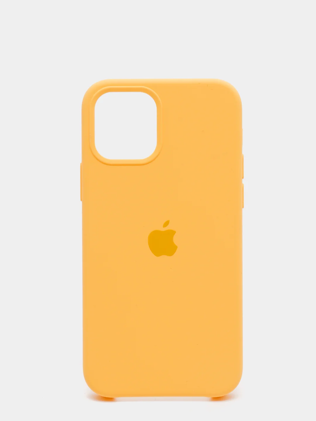 Желтый чехол силиконовый с защитой камеры для iPhone 11/12/12Pro/12ProMax/13/13Pro/13ProMax
