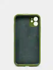 Зелёный хаки чехол силиконовый с защитой камеры для iPhone 11/12/12Pro/12ProMax/13/13Pro/13ProMax