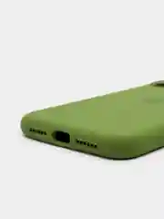 Зелёный хаки чехол силиконовый с защитой камеры для iPhone 11/12/12Pro/12ProMax/13/13Pro/13ProMax