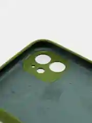 Зелёный хаки чехол силиконовый с защитой камеры для iPhone 11/12/12Pro/12ProMax/13/13Pro/13ProMax