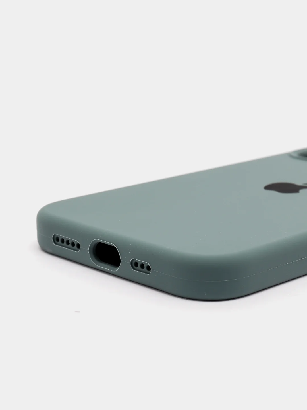 Лесной зеленый чехол силиконовый с защитой камеры для iPhone 11/12/12Pro/12ProMax/13/13Pro/13ProMax