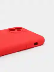 Красный чехол силиконовый с защитой камеры для iPhone 11/12/12Pro/12ProMax/13/13Pro/13ProMax