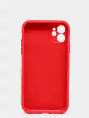 Красный чехол силиконовый с защитой камеры для iPhone 11/12/12Pro/12ProMax/13/13Pro/13ProMax