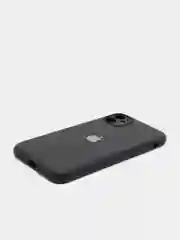 Черный чехол силиконовый с защитой камеры для iPhone 11/12/12Pro/12ProMax/13/13Pro/13ProMax