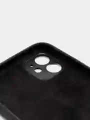Черный чехол силиконовый с защитой камеры для iPhone 11/12/12Pro/12ProMax/13/13Pro/13ProMax