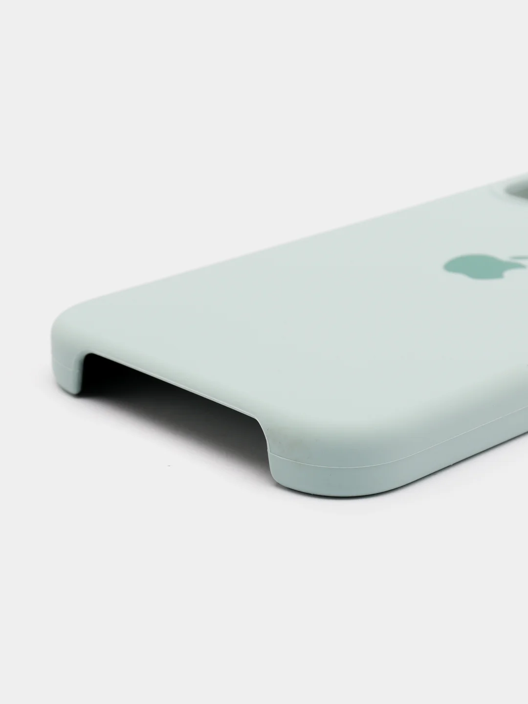 Мятный чехол силиконовый с защитой камеры для iPhone 11/12/12Pro/12ProMax/13/13Pro/13ProMax