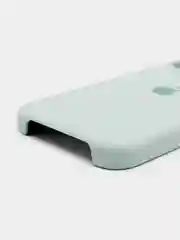 Мятный чехол силиконовый с защитой камеры для iPhone 11/12/12Pro/12ProMax/13/13Pro/13ProMax