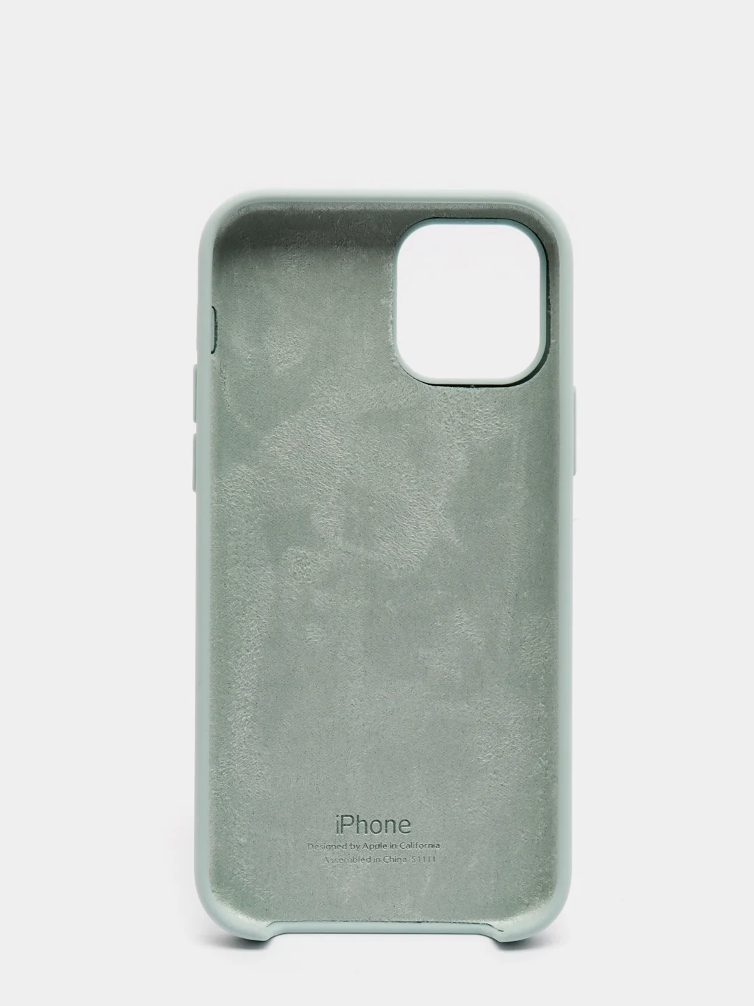 Мятный чехол силиконовый с защитой камеры для iPhone 11/12/12Pro/12ProMax/13/13Pro/13ProMax