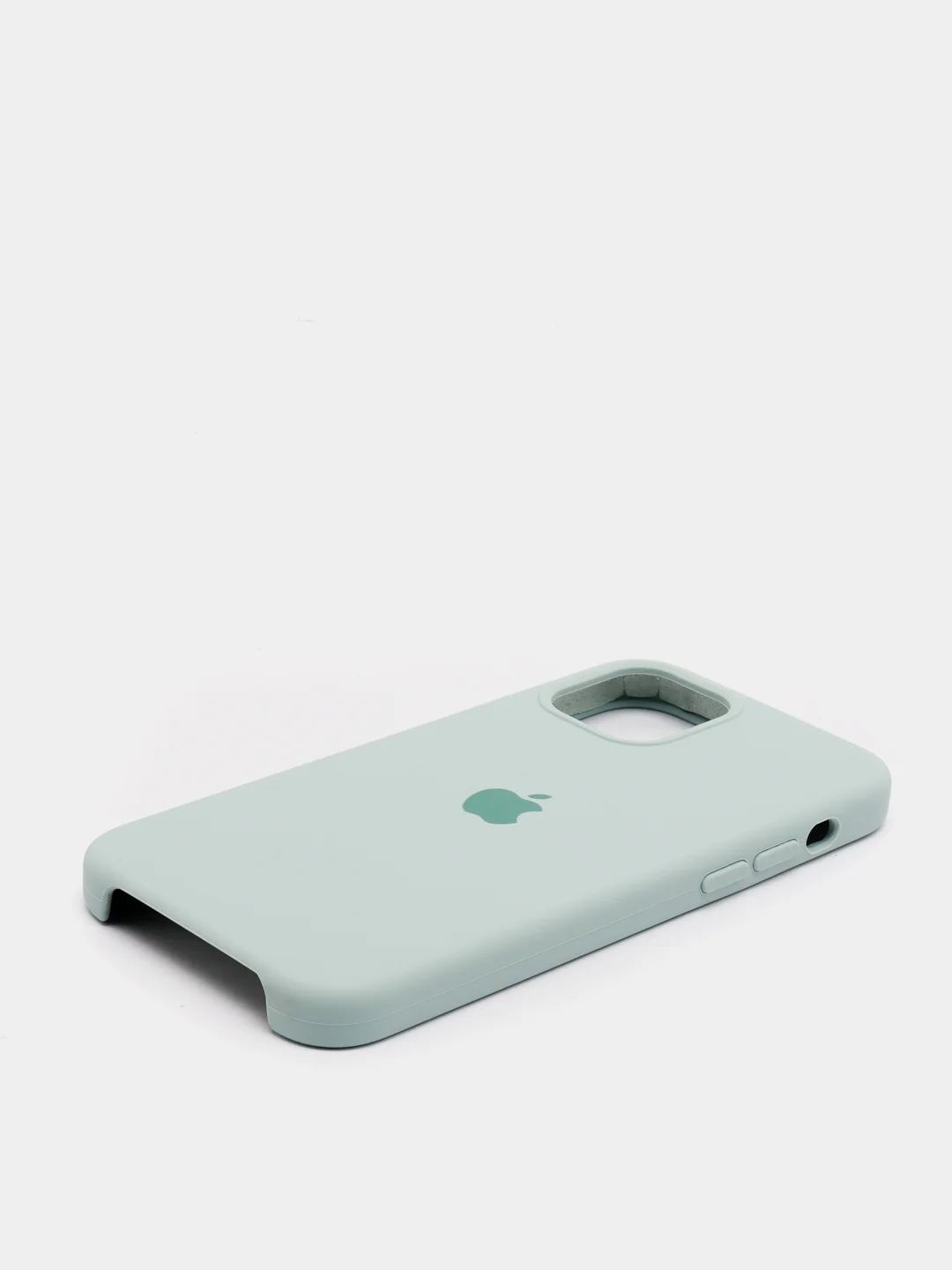 Мятный чехол силиконовый с защитой камеры для iPhone 11/12/12Pro/12ProMax/13/13Pro/13ProMax