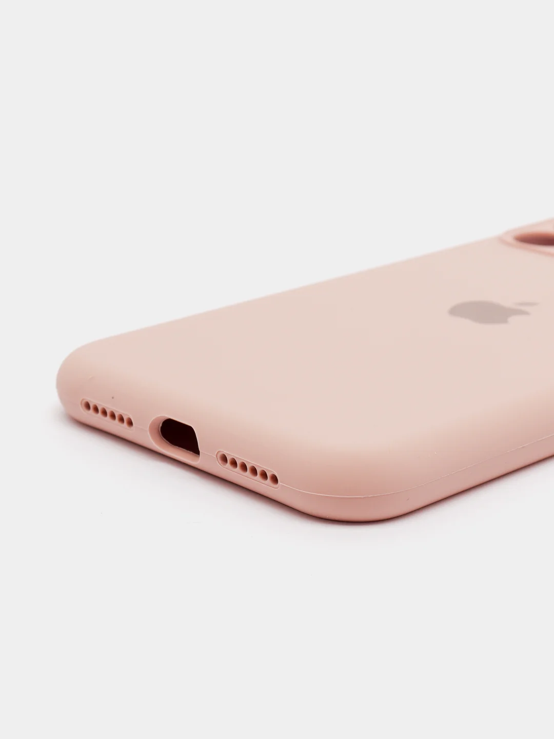 Пудровый чехол силиконовый с защитой камеры для iPhone 11/12/12Pro/12ProMax/13/13Pro/13ProMax
