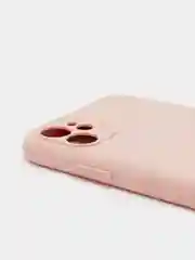 Пудровый чехол силиконовый с защитой камеры для iPhone 11/12/12Pro/12ProMax/13/13Pro/13ProMax