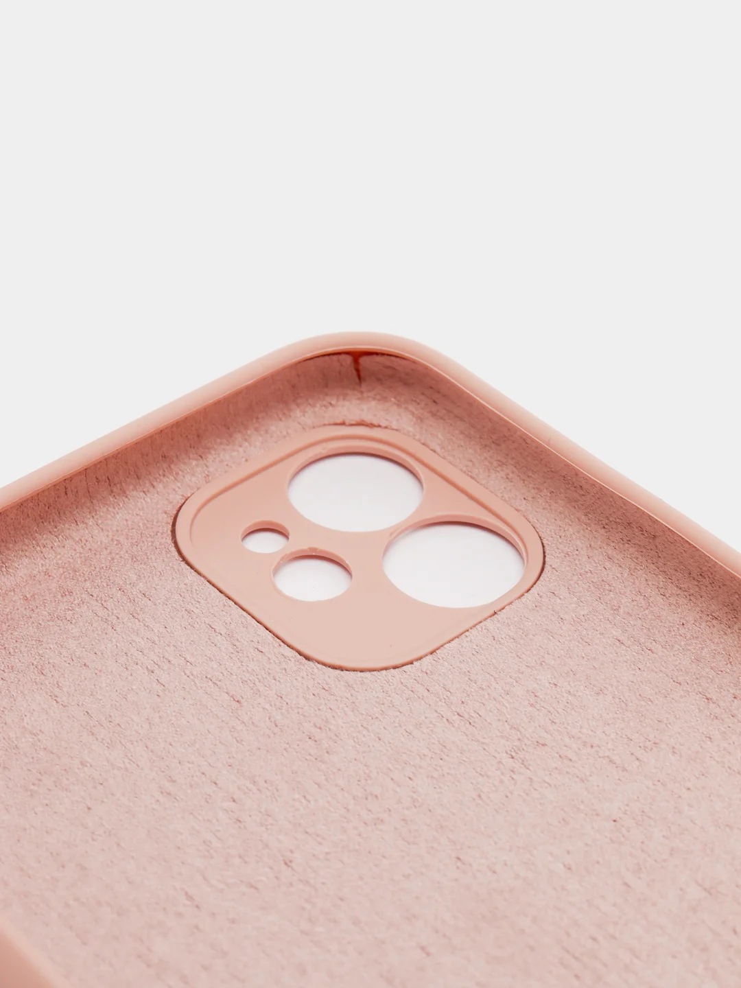 Пудровый чехол силиконовый с защитой камеры для iPhone 11/12/12Pro/12ProMax/13/13Pro/13ProMax