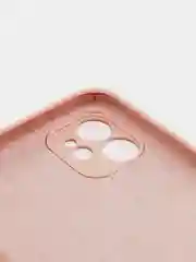 Пудровый чехол силиконовый с защитой камеры для iPhone 11/12/12Pro/12ProMax/13/13Pro/13ProMax