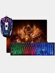 Игровой набор Defender Aura MKP-117 RU,Light,мышь+клавиатура+ковер