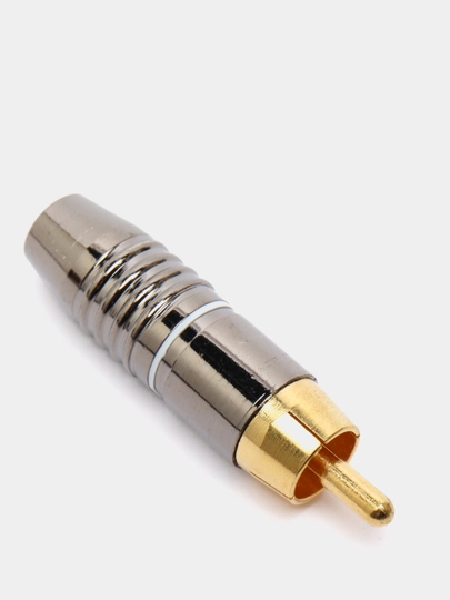 Штекер RCA (тюльпан) металл