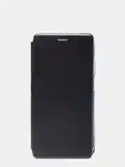 Черный чехол книжка Xiaomi Redmi 10 горизонтальная на магните