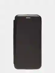 Черный чехол-книжка для Xiaomi Redmi Note 9, горизонтальная, на магните