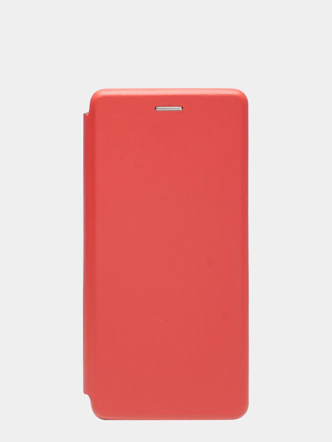 Красный чехол-книжка для Xiaomi Redmi Note 9, горизонтальная, на магните