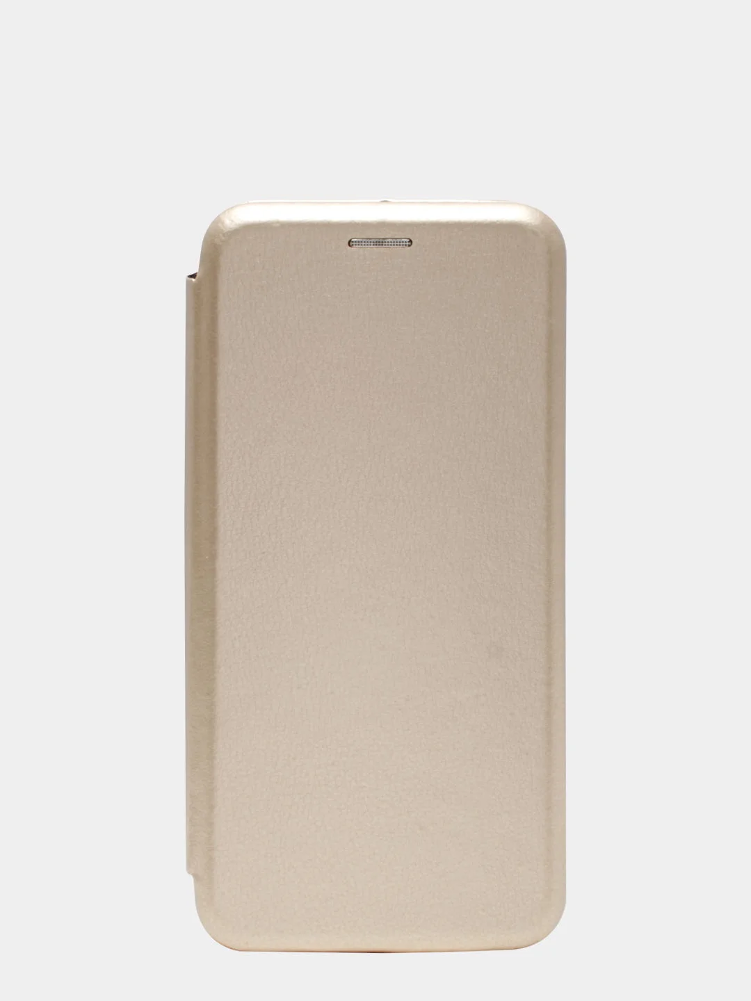 Золотой чехол-книжка для Xiaomi Redmi Note 9, горизонтальная, на магните