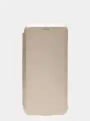 Золотой чехол-книжка для Xiaomi Redmi Note 9, горизонтальная, на магните