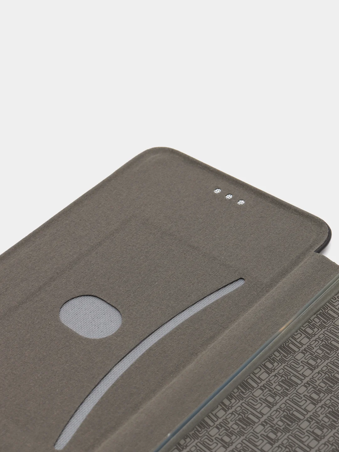 Черный чехол книжка Xiaomi redmi note 8