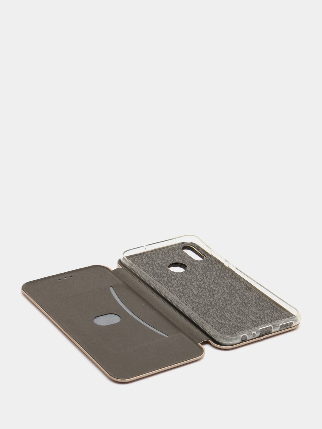 Бежевый чехол книжка Xiaomi redmi note 8