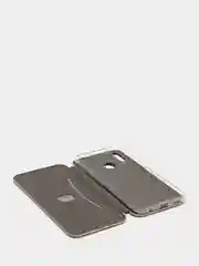 Бежевый чехол книжка Xiaomi redmi note 8