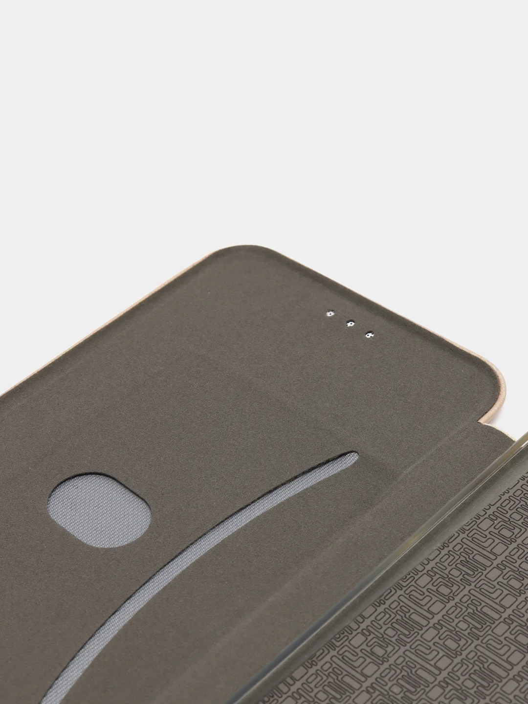 Бежевый чехол книжка Xiaomi redmi note 8