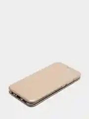 Бежевый чехол книжка Xiaomi redmi note 8
